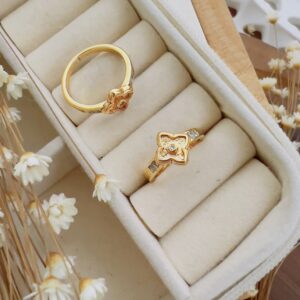 Anel Natália - Folheado a Ouro