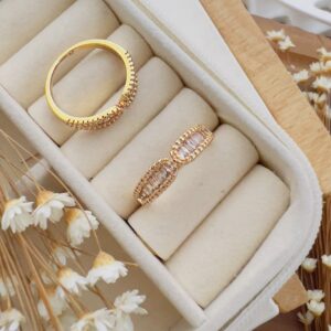 Anel Raíssa - Folheado a Ouro