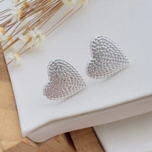 Brinco Frederica - Folheado a Prata