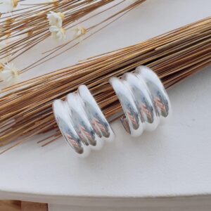 Brinco Karen - Folheado a Prata