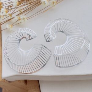 Brinco Maya - Folheado a Prata