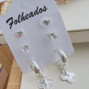 Cartela Micaela - Folheado a Prata