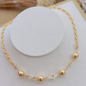 Colar Juliana - Folheado a Ouro