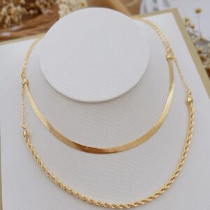 Colar Mila - Folheado a Ouro