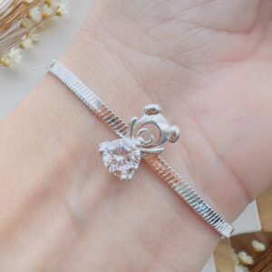 Pulseira Fabi -  Folheada a Prata