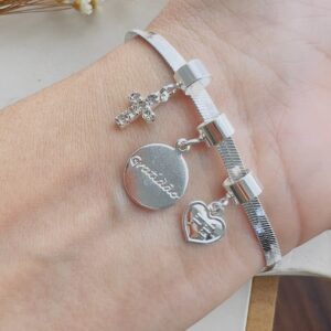 Pulseira Felipa -  Folheada a Prata