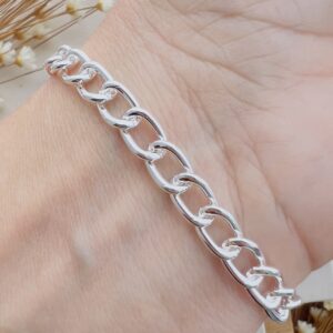 Pulseira Gláucia -  Folheada a Prata