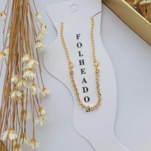 Tornozeleira Cancún - Folheada a Ouro