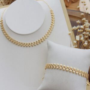 Conjunto Milão - Folheado a Ouro