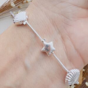 Pulseira Estrela - Folheada a Prata