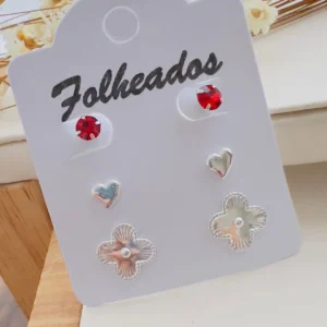 Cartela Folheada a Prata Virginia - 115